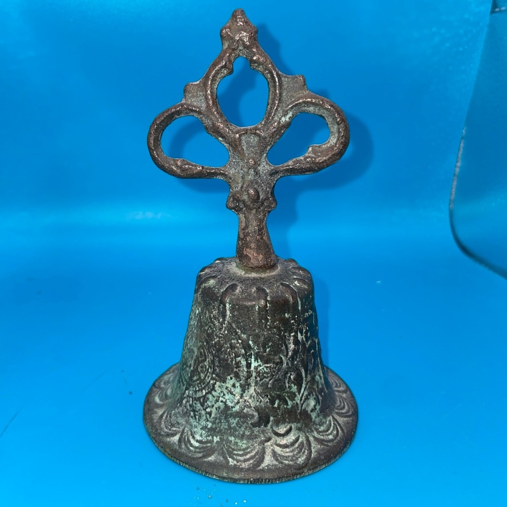 Vintage 1818 Antique Spanish Colonial Mission Bell Bronze Brass Copper Cast